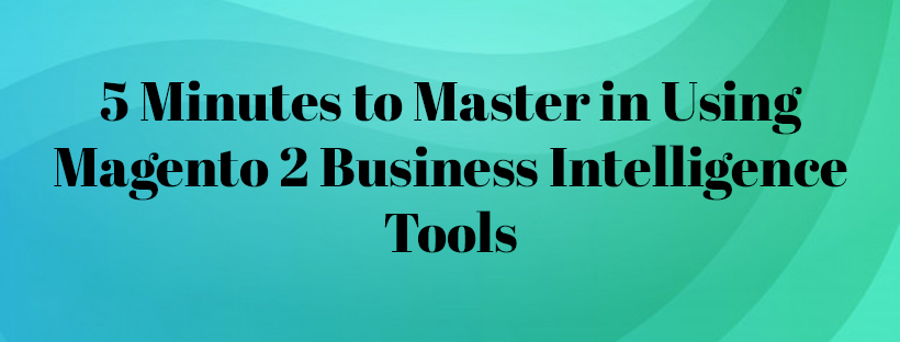 5 Minutes to Master in Using Magento 2 Business Intelligence Tools