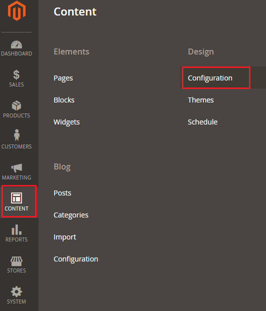 content-configuration
